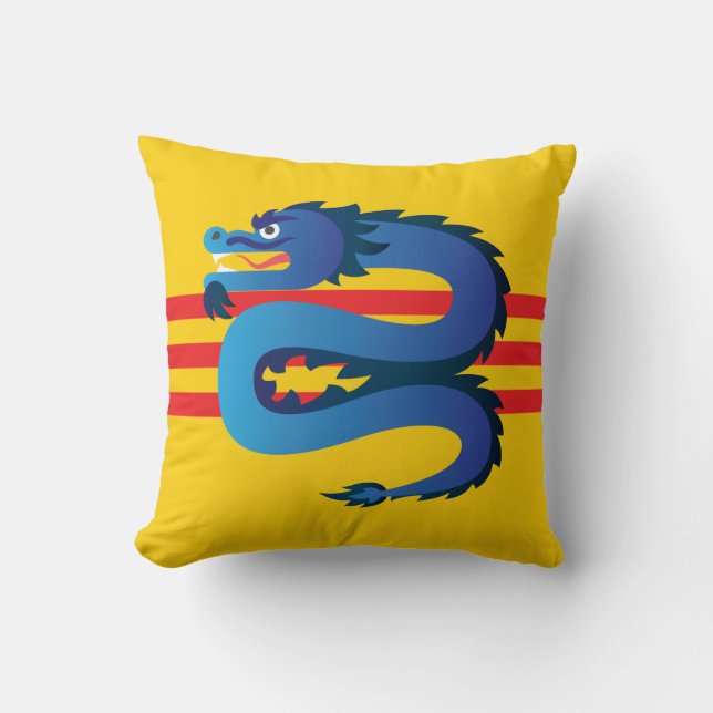 Coussin Dragon du Vietnam du Sud (Recto)