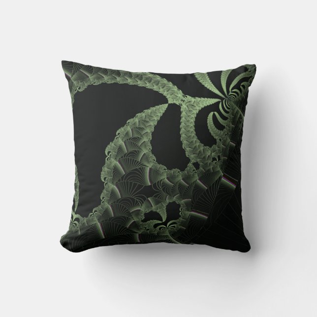 Coussin Dragon Fern (Recto)