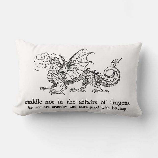Coussin Dragon Lumbar (Recto)
