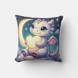 Coussin Dragon Moon Heart
