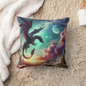 Coussin Dragon noir (Couverture)