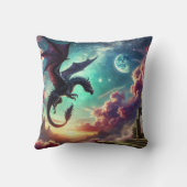 Coussin Dragon noir (Verso)