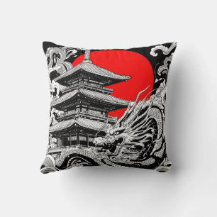 COUSSIN DRAGON ORIENTAL
