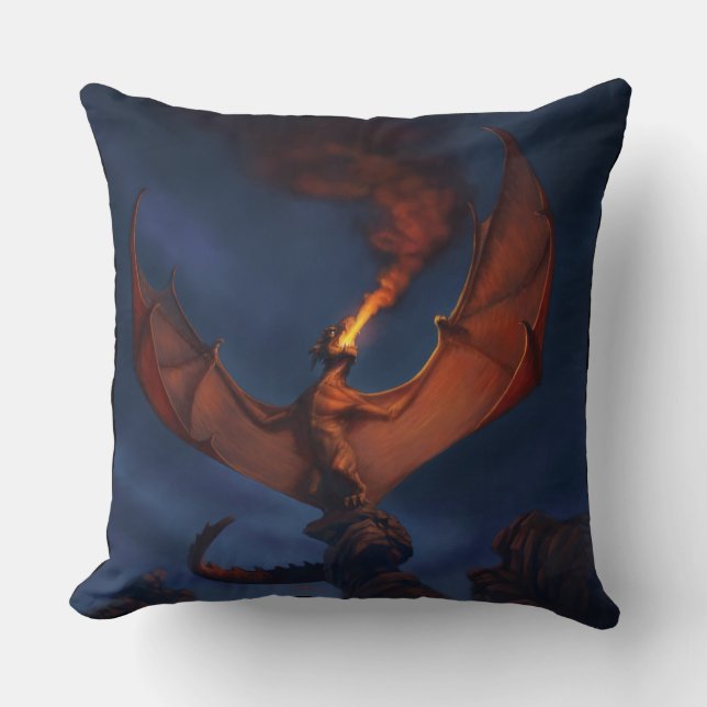 Coussin Dragon Roar (Recto)