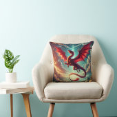 Coussin Dragon rouge (Chaise)
