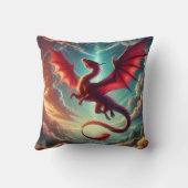 Coussin Dragon rouge (Verso)