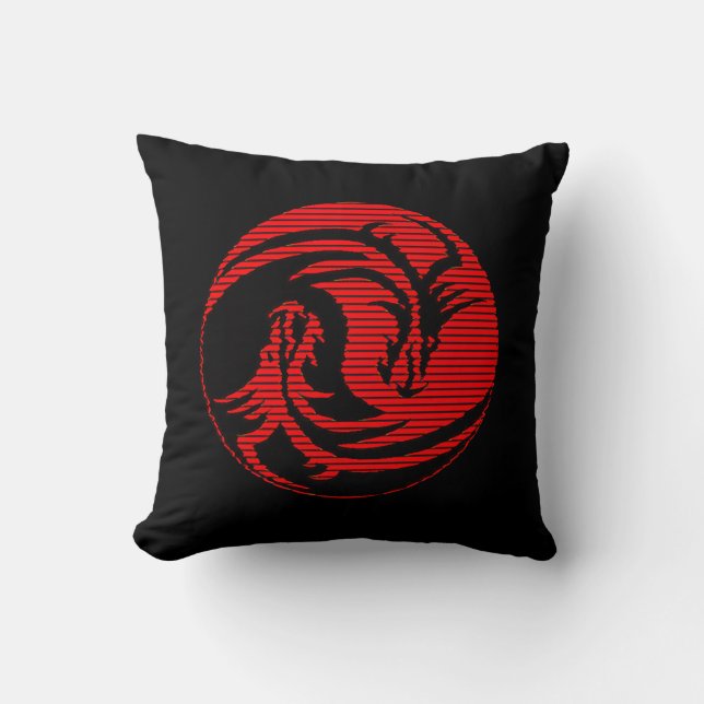 Coussin Dragon rouge (Recto)