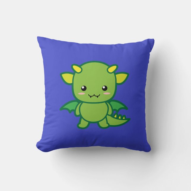Coussin Dragon vert (Recto)