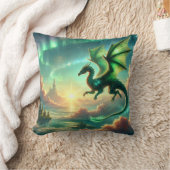 Coussin Dragon vert (Couverture)