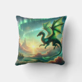 Coussin Dragon vert (Verso)