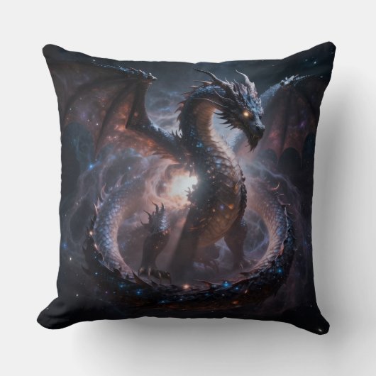 Coussin Dragon World – Le Royaume du Feu et de la Magie (Recto)