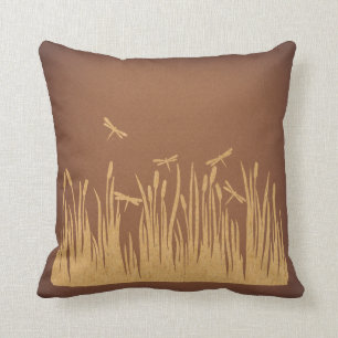 Coussin Dragonflies Vintages Art classique Art antique