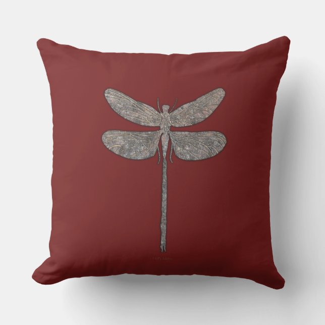 Coussin Dragonfly Talking Canyons, Nouveau-Mexique Pilule  (Recto)