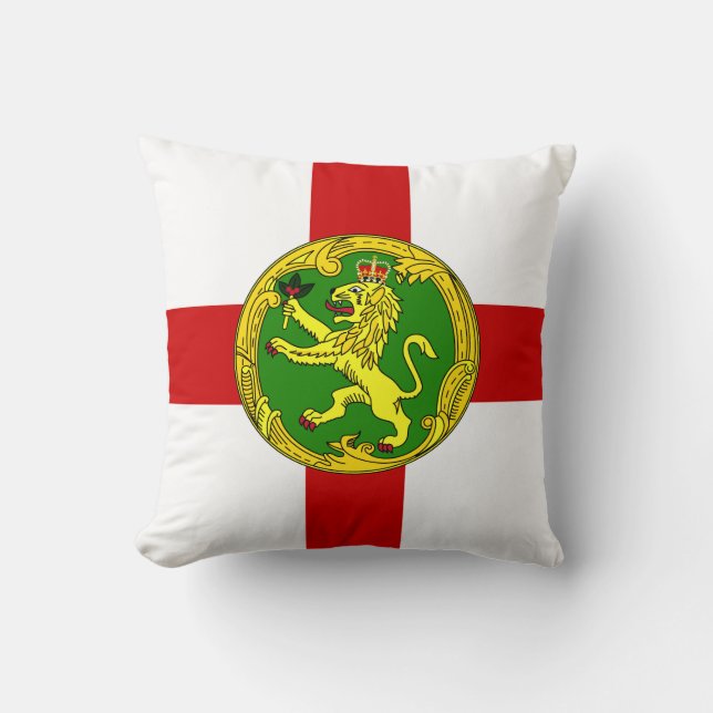 Coussin Drapeau alderney patriotique (Recto)