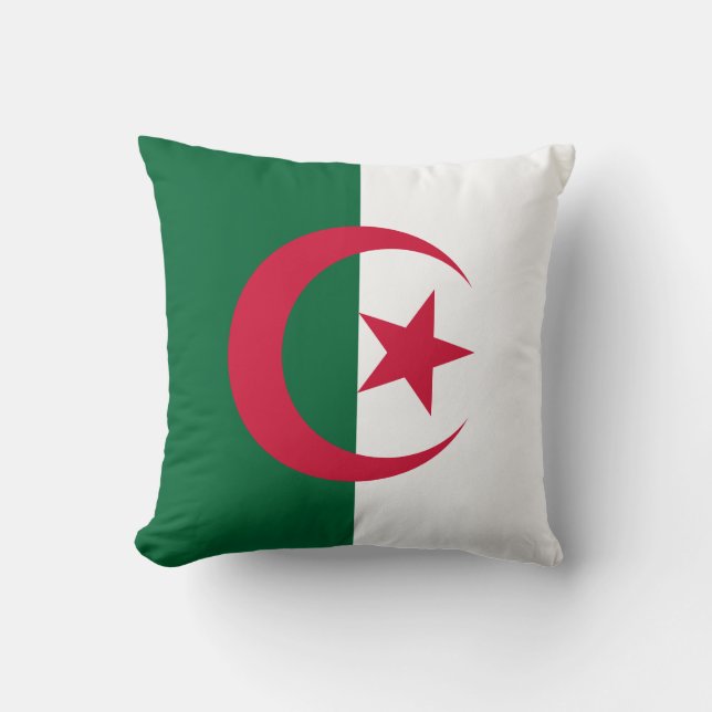 Coussin Drapeau algérien patriotique (Recto)