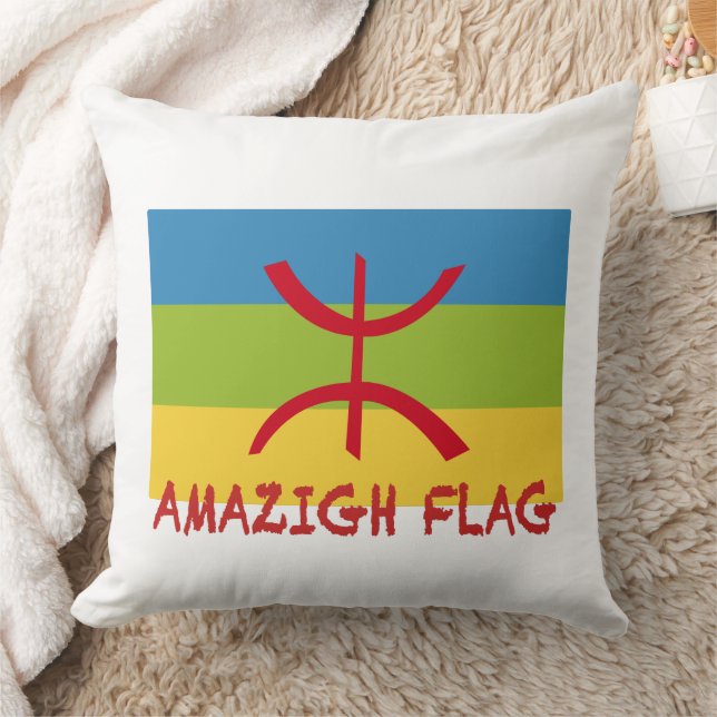 Coussin Drapeau Amazigh - Drapeau Amazigh Drapeau (Couverture)