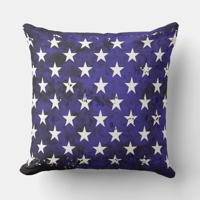 Coussin Drapeau américain (Recto)