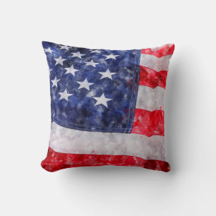 Coussin Drapeau américain