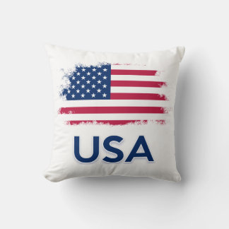 Coussin Drapeau américain