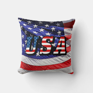 Coussin Drapeau américain