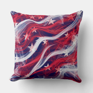 Coussin Drapeau américain carré Thaillow Pillow