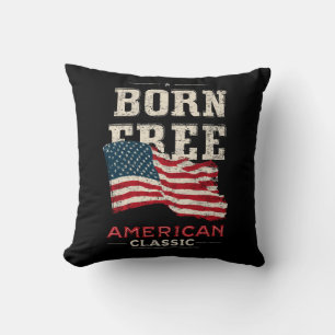 Coussin Drapeau américain classique patriotique américain