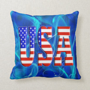 COUSSIN DRAPEAU AMÉRICAIN DES ETATS-UNIS
