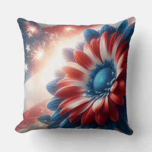 Coussin Drapeau américain et saletés patriotiques