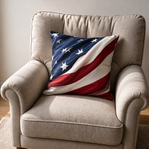 Coussin Drapeau américain patriotique
