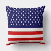 Coussin Drapeau américain patriotique (Verso)