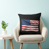 Coussin Drapeau américain patriotique États-Unis (Chaise)