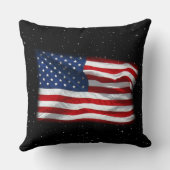 Coussin Drapeau américain patriotique États-Unis (Verso)