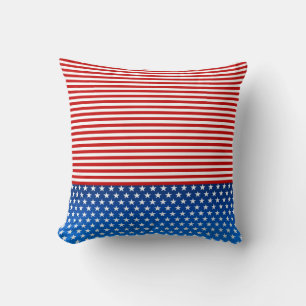 Coussin Drapeau américain stylisé