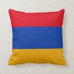 Coussin Drapeau arménien<br><div class="desc">Produits World Flag personnalisables - N'hésitez pas à ajouter votre propre texte.</div>