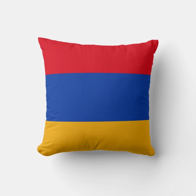 Coussin Drapeau arménien patriotique (Recto)