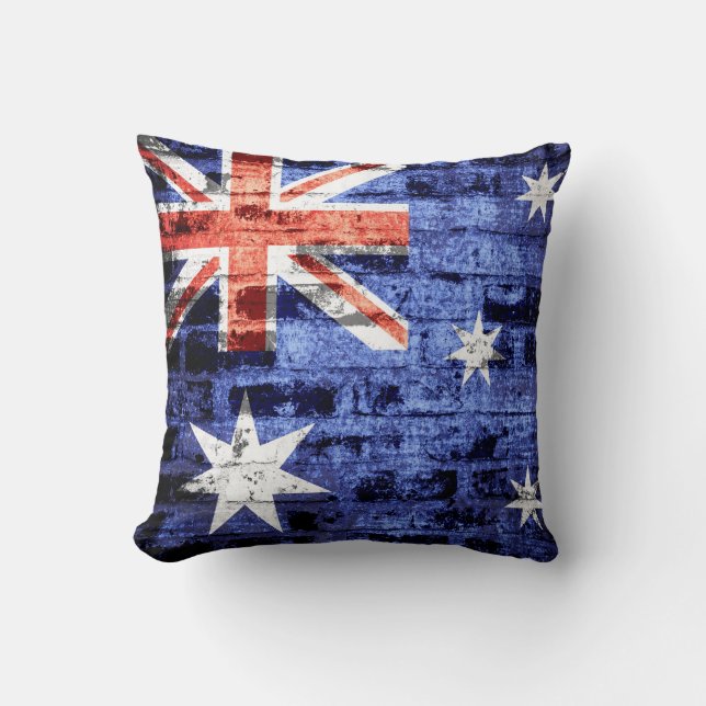 Coussin Drapeau australien Vintage (Recto)