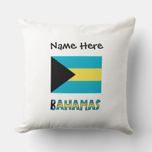 Coussin Drapeau bahaméen des Bahamas