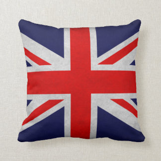 Coussin Drapeau britannique Grunge