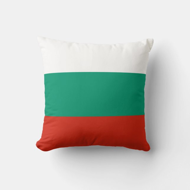 Coussin Drapeau Bulgare Patriotique (Recto)