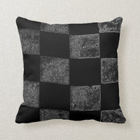 Drapeau Checkered noir et gris