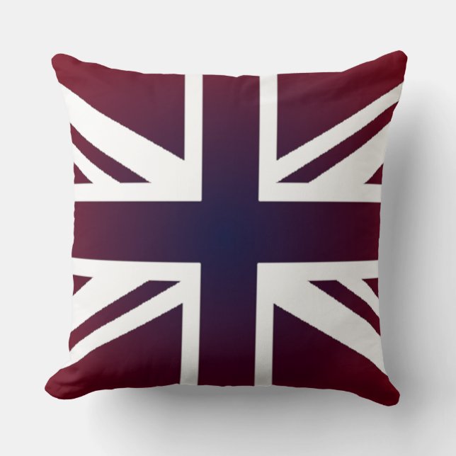 Coussin Drapeau Cool Union Jack du Royaume-Uni (Recto)
