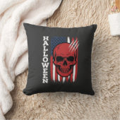 Coussin Drapeau crâne Halloween Vector Design_1 (Couverture)