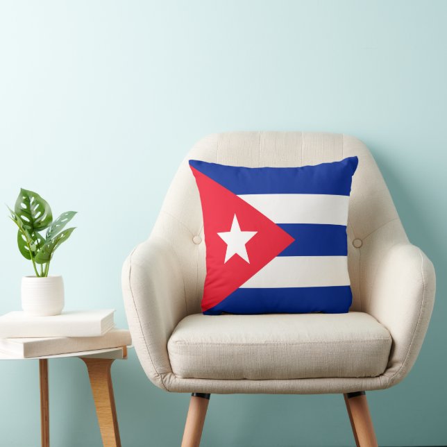 Coussin Drapeau Cuba (Chaise)
