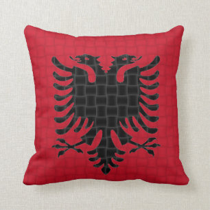 Coussin Drapeau d'Albanais de l'Albanie
