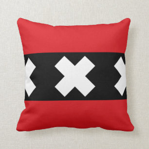 Coussin Drapeau d'Amsterdam