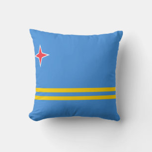 Coussin Drapeau d'Aruba