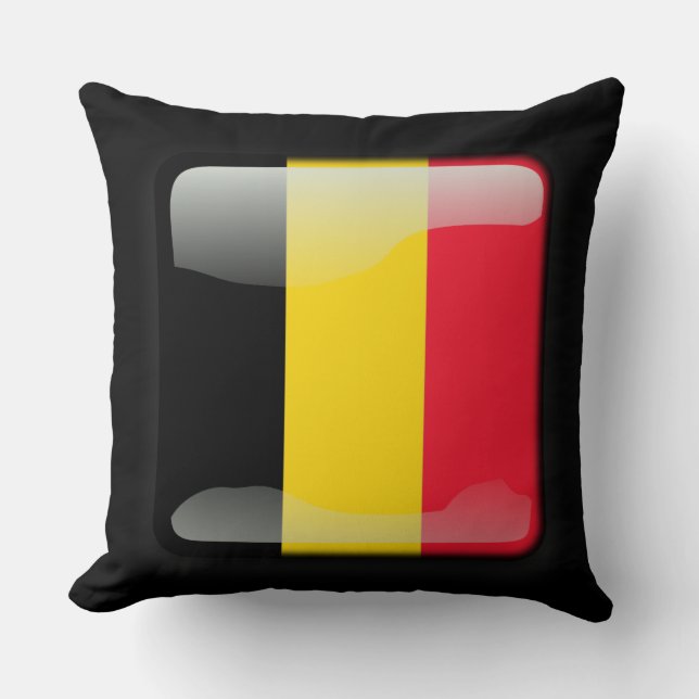 Coussin Drapeau de Belgique (Recto)