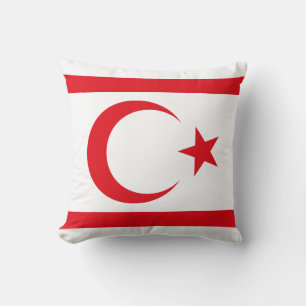 Coussin Drapeau de Chypre du Nord