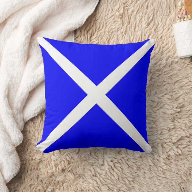 Coussin Drapeau de code de signaux "M" (Mike) (Couverture)