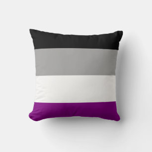 Coussin Drapeau de fierté asexué LGBTQ